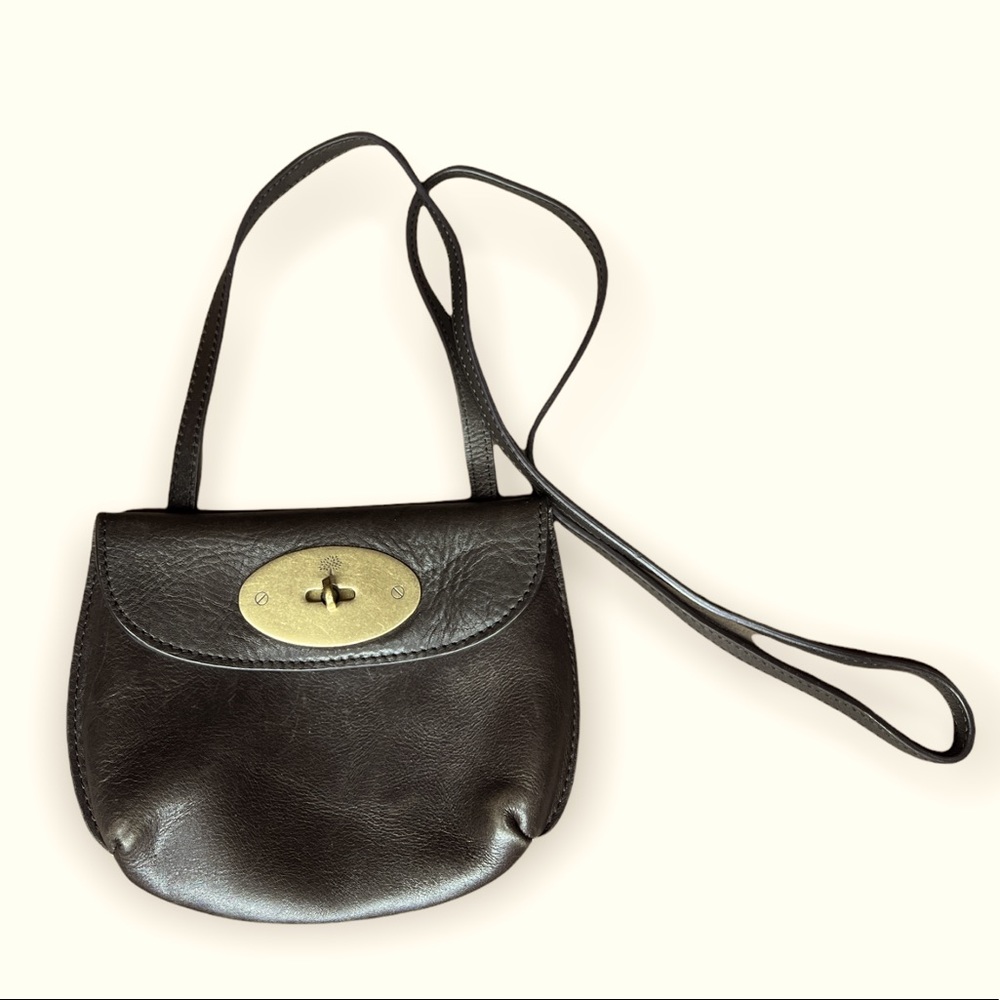 Mulberry NVT Chocolate Leather Crossbody